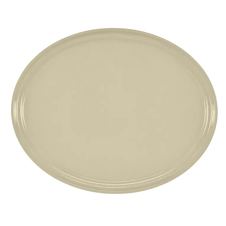Cambro 2700537 I Camtray Oval Tray I 560x685mm I Cameo Yellow I Case of 6