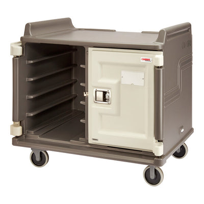 Cambro MDC1520S20194 20 Tray Meal Delivery Cart I Low Profile I 15" X 20" I Granite Sand