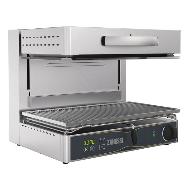 Zanussi 283019 EVO700 Electric 600mm 3 Open Sides Salamander with Plate Detection