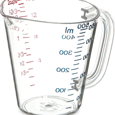 Carlisle 4314207 | Polycarbonate Measuring Cup | 500mL | Case of 6