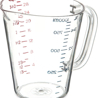 Carlisle 4314307 | Polycarbonate Measuring Cup | 1000mL | Case of 6