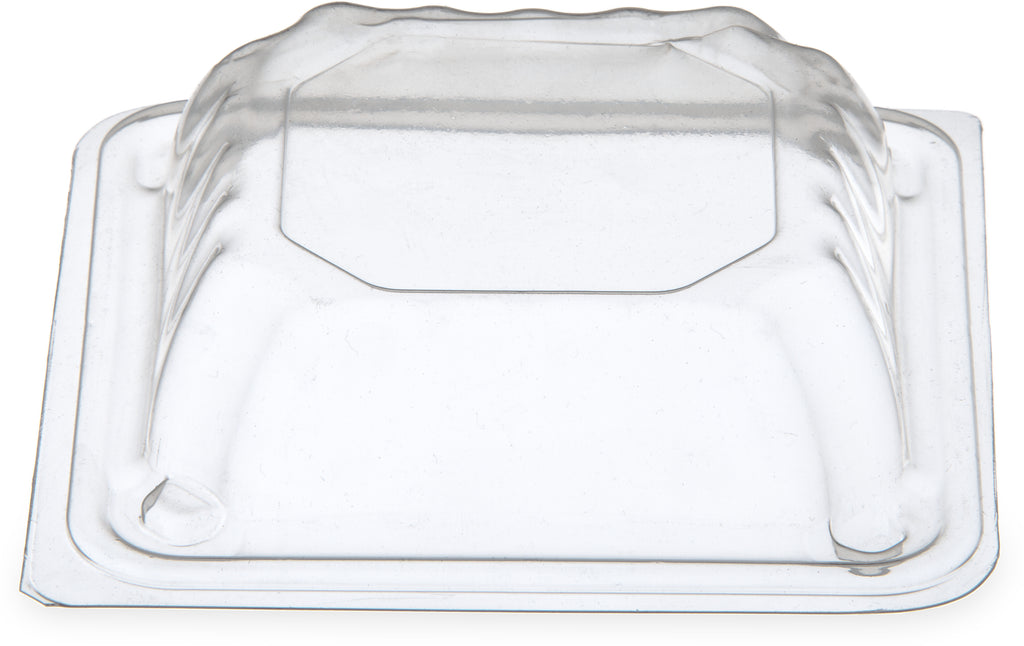 Carlisle DX11840174 | Dome Lid for Square Bowl | Clear | Case of 1000
