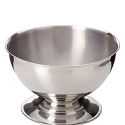 3Inox 287899 | Punch Bowl | Party Bowl | Stainless Steel Bowl | Punchbowl 13.5L