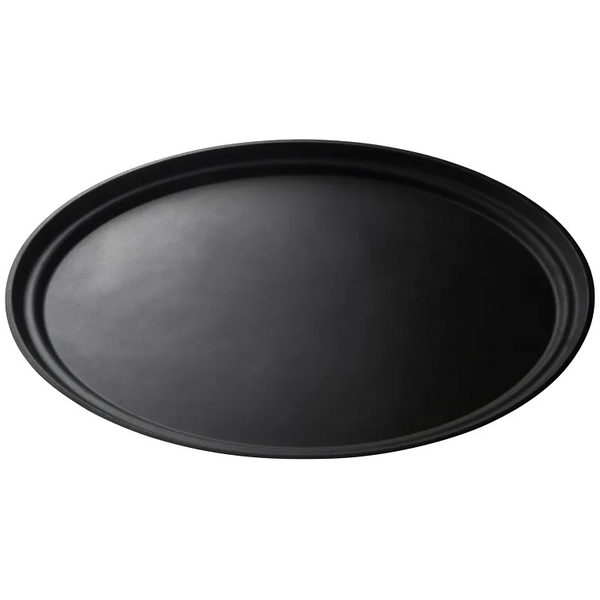 Cambro 2900CT110 I Camtread Oval - Low Profile Shape Trays I 24" x 29" I Black I Case of 6