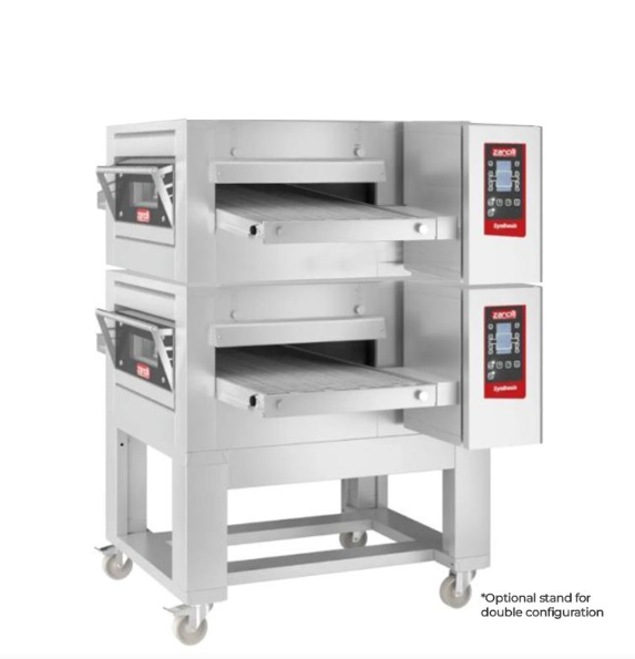 Zanolli 2SV4404C-2 Synthesis 20 Inch Electric Impingment Conveyor Oven Double Stack Configuration