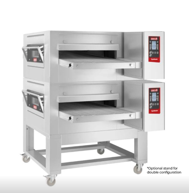 Zanolli 2SV4406C-2 Synthesis 26 Inch Electric Impingment Conveyor Oven Double Stack Configuration