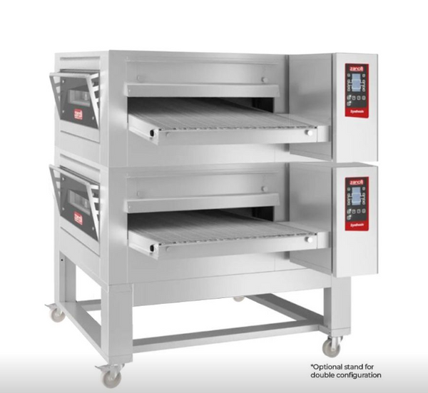 Zanolli 2SV4407B-2 Synthesis 32 Inch Electric Impingment Conveyor Oven Double Stack Configuration