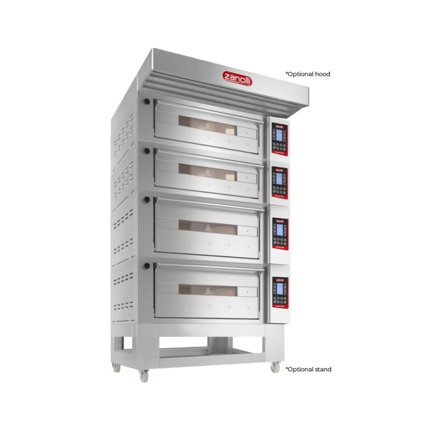 Zanolli I POM2E06A-2+POM2E04A-2 I Zanolli Teorema Polis I Electric Deck Ovens I Deck Bakery Oven
