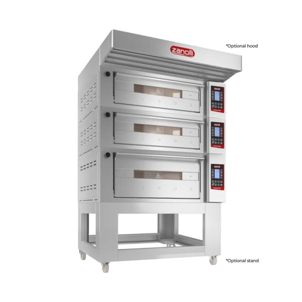 Zanolli I POM2E06A-1+POM2E04A-2 I Zanolli Teorema Polis I Deck Bakery Oven I Electric Deck Ovens I 3 I Deck Oven I Commercial Pizza Oven