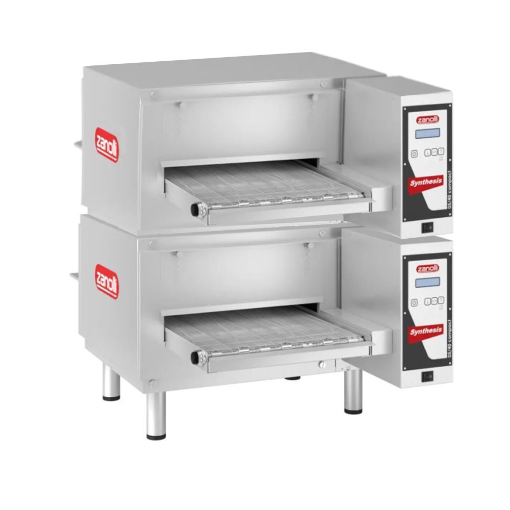 Zanolli 2SV4206B-2 Synthesis 16 Inch Compact Electric Impingement Conveyor Oven Double Stack Configuration