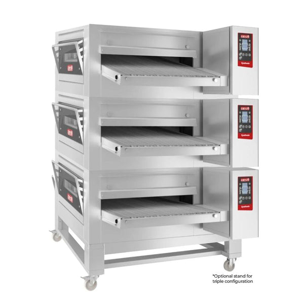 Zanolli 2SV4407B-3 Synthesis 32 Inch Electric Impingment Conveyor Oven Triple Stack Configuration