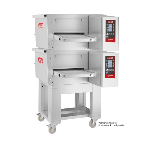 Zanolli 2SV4411C-2 Synthesis 16 Inch Electric Impingment Conveyor Oven Double Stack Configuration