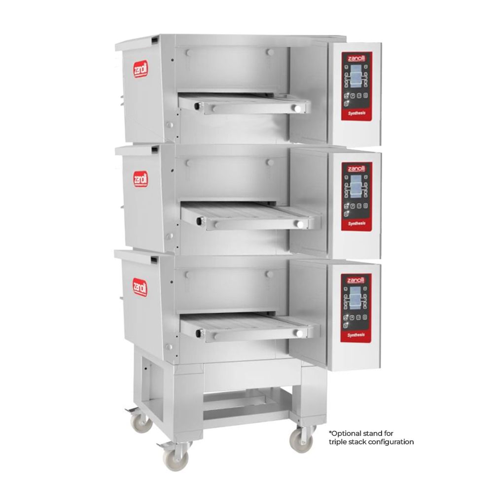 Zanolli 2SV4411C-3 Synthesis 16 Inch Electric Impingment Conveyor Oven Triple Stack Configuration