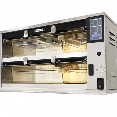 Duke RFHU-22-DL042GM | Hot Holding Cabinet | 2 High 2 Wide | 65mm Deep | 4 Pans