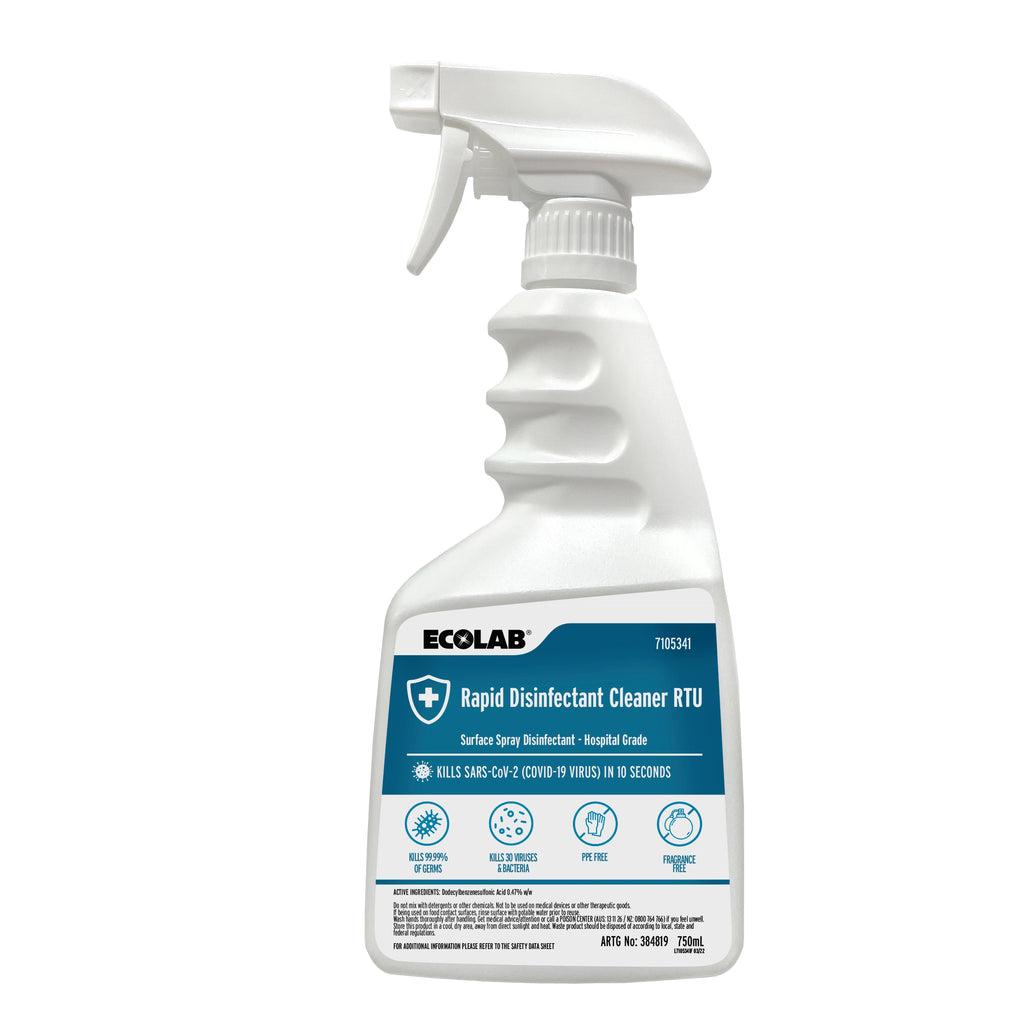 Rapid Disinfectant Cleaner 750ml Ecolab