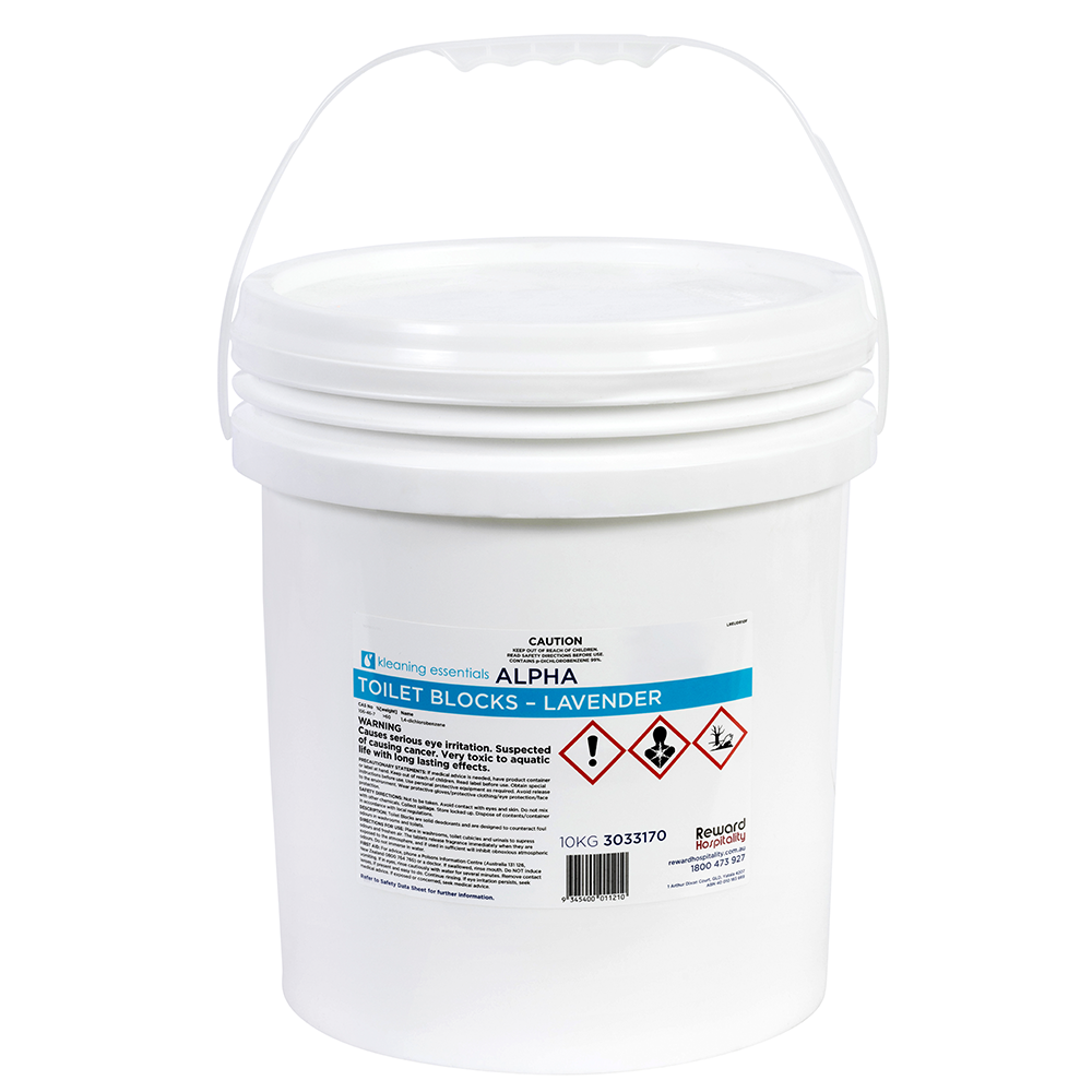 Alpha Toilet Blocks Lavender 10kg Kleaning Essentials