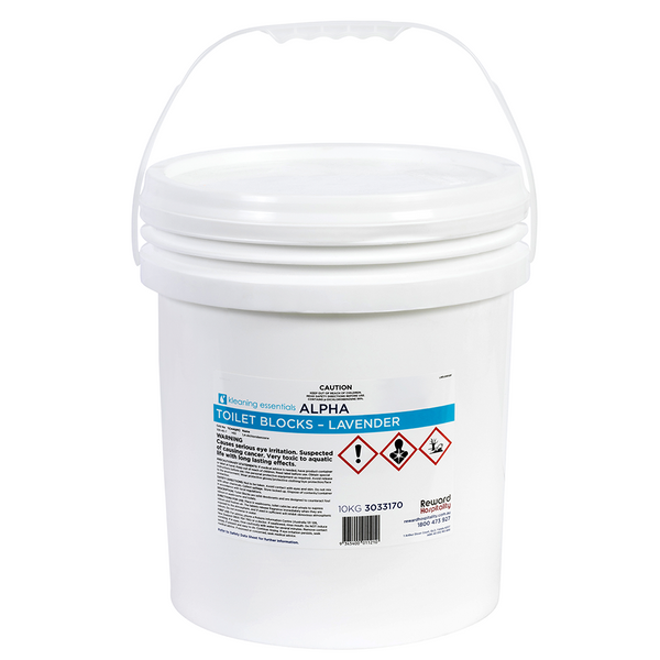Alpha Toilet Blocks Lavender 10kg Kleaning Essentials