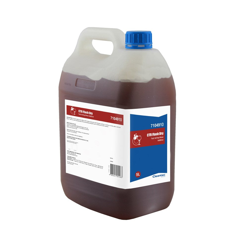 CTR Cleantec Flash Dry Rinse Aid 5L Ecolab