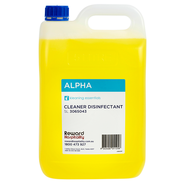 Alpha Cleaner Disinfectant 5L Kleaning Essentials