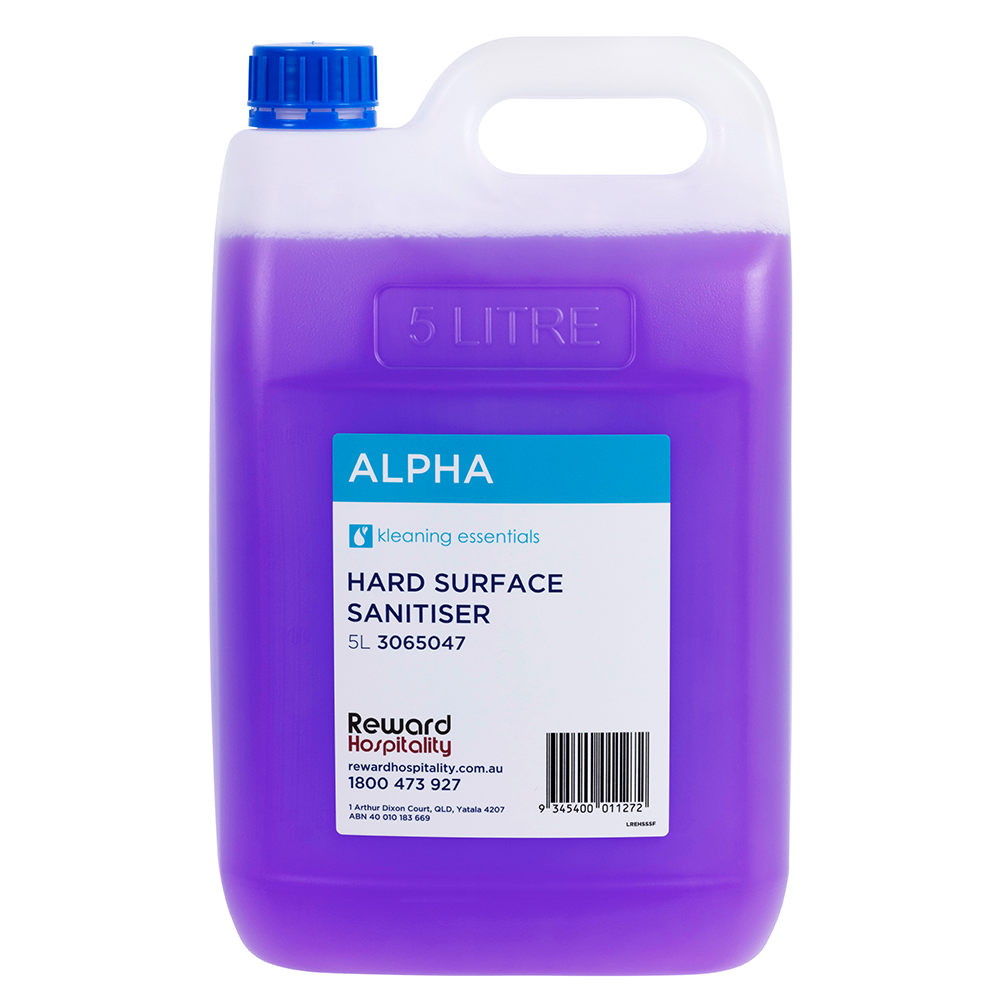 Alpha Hard Surface Sanitiser 5L Kleaning Essentials