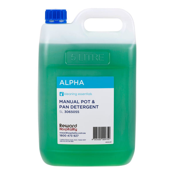 Alpha Manual Pot & Pan Detergent 5L Kleaning Essentials