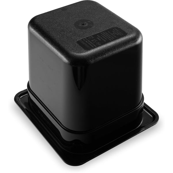 Carlisle 3068503 | StorPlus™ Polycarbonate Food Pan 1/6 Size | 150mm Deep | Black | 2.4L | Case of 6