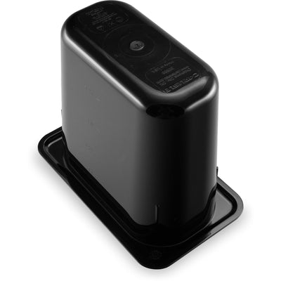 Carlisle 3068803 | StorPlus™ Polycarbonate Food Pan 1/9 Size | 150mm Deep | Black | 1.32L | Case of 6