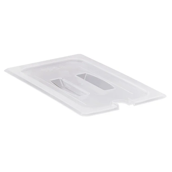 Cambro 30PPCHN190 I GN 1/3 Translucent Lids I Notched Cover w/Handle I Case of 6
