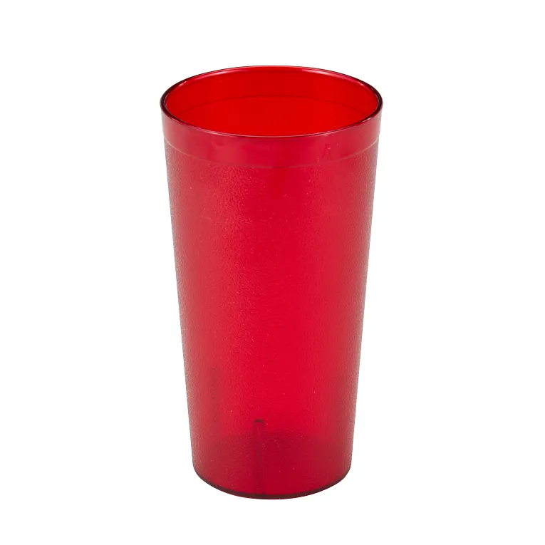 Cambro 3200P2156 I Colorware Tumblers - 976 mL I Ruby Red I 24 Case Pack