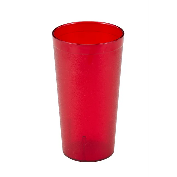Cambro 3200P2156 I Colorware Tumblers - 976 mL I Ruby Red I 24 Case Pack