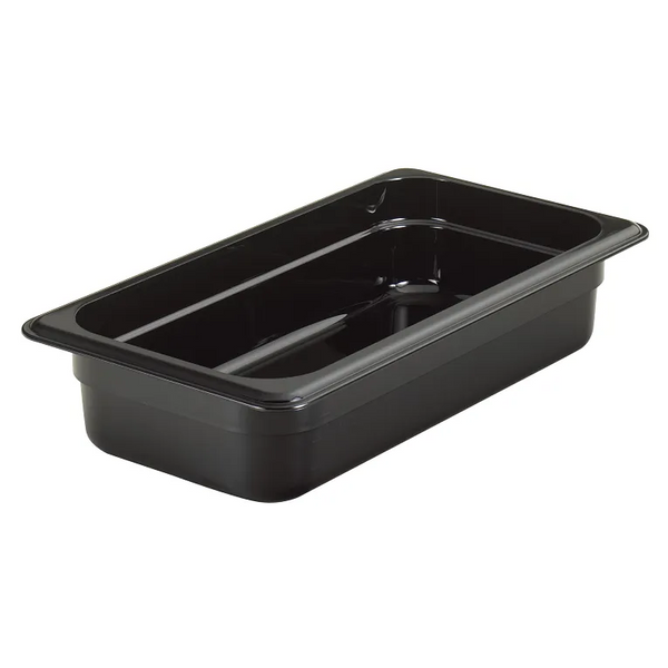 Cambro 32CW110 I Camwear GN 1/3 Food pan 65 mm Deep I 2.4L I Black I Case of 6