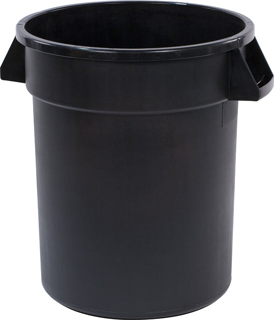 Carlisle 84102003 | Bronco™ Round Waste Bin Trash Container | 75 Litre | Black | Case of 6