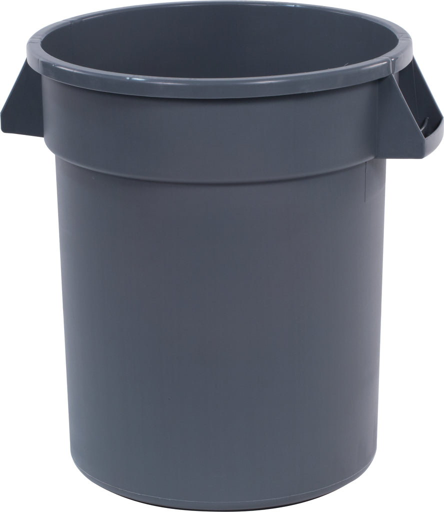 Carlisle 34102023 | Bronco™ Round Waste Bin Trash Container | 75 Litre | Grey | Case of 6