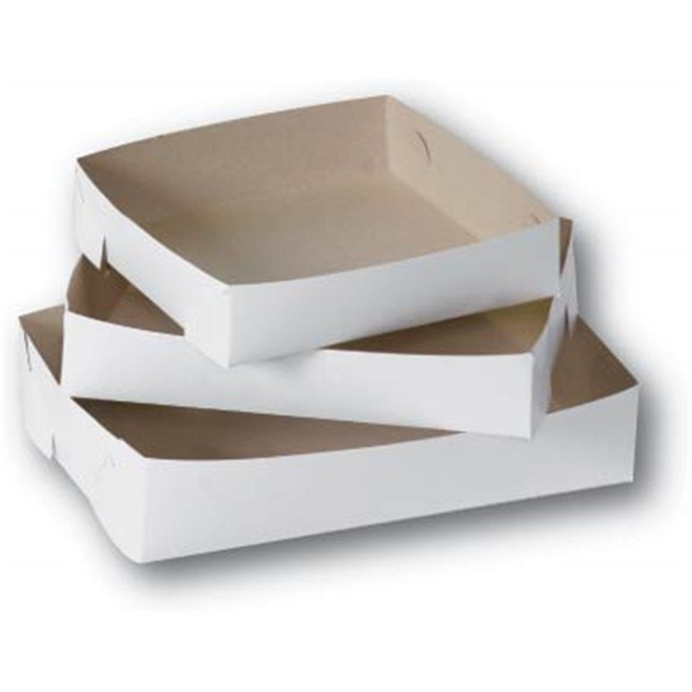 Board Cake Tray White Medium 215x150x50mm Envirochoice