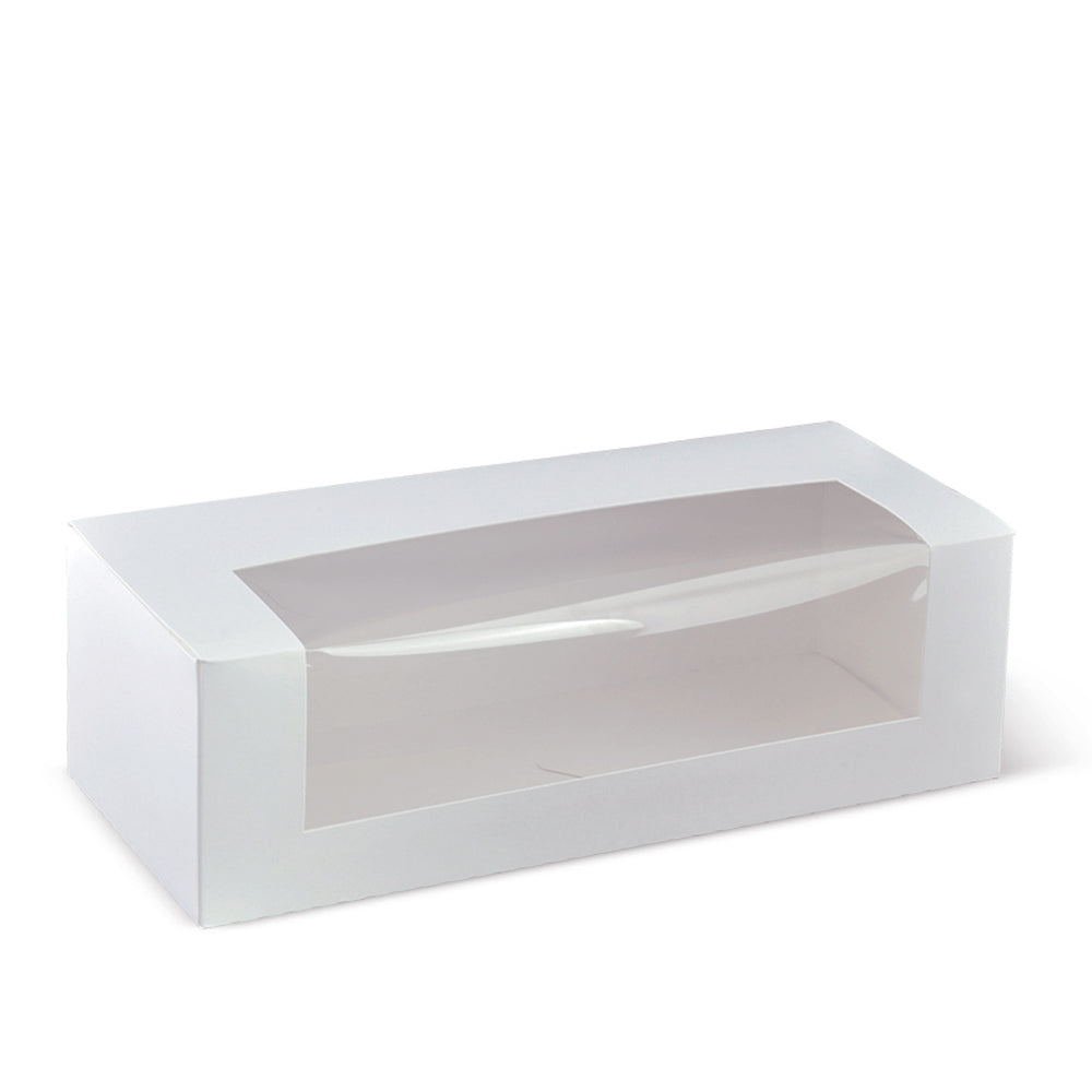 Window Patisserie Box White 260x110x80mm Detpak