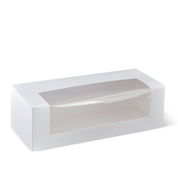 Window Patisserie Box White 260x110x80mm Detpak