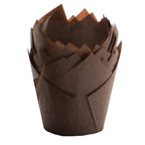 Tulip Muffin Wrap Brown 90/50x60mm Alpen