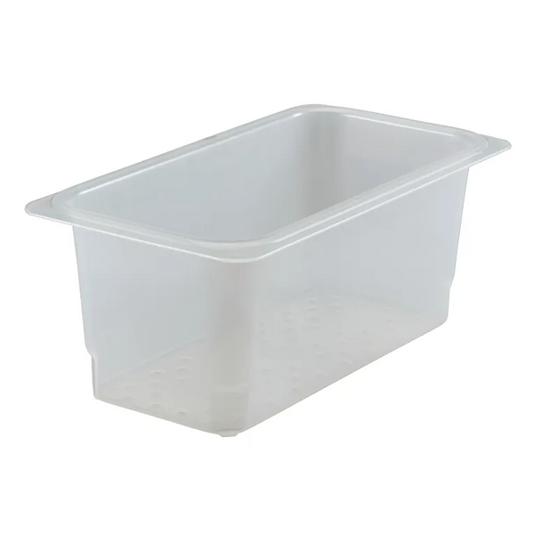 Cambro 35CLRPP190 I GN 1/3 Colander Pans 127 mm Deep I Translucent I Case of 6