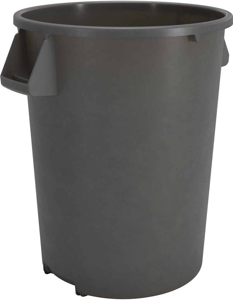 Carlisle 84103223 | Bronco™ Grey Round Waste Bin | 121 Litre | Case of