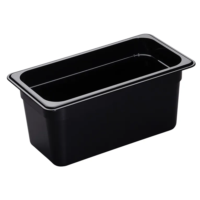 Cambro 36HP110 I GN 1/3 H-Pan High Heat Food Pans 150 mm Deep I 5.3L I Black I Case of 6