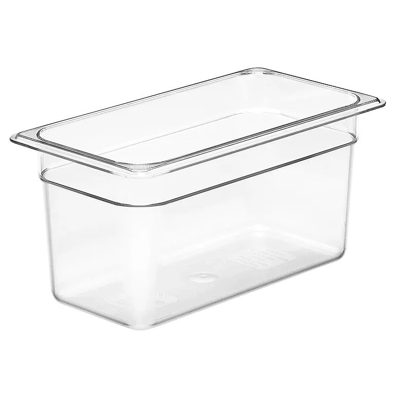Cambro 36CW135 I Camwear GN 1/3 Food pan 160 mm Deep I 5.3L I Clear I Case of 6