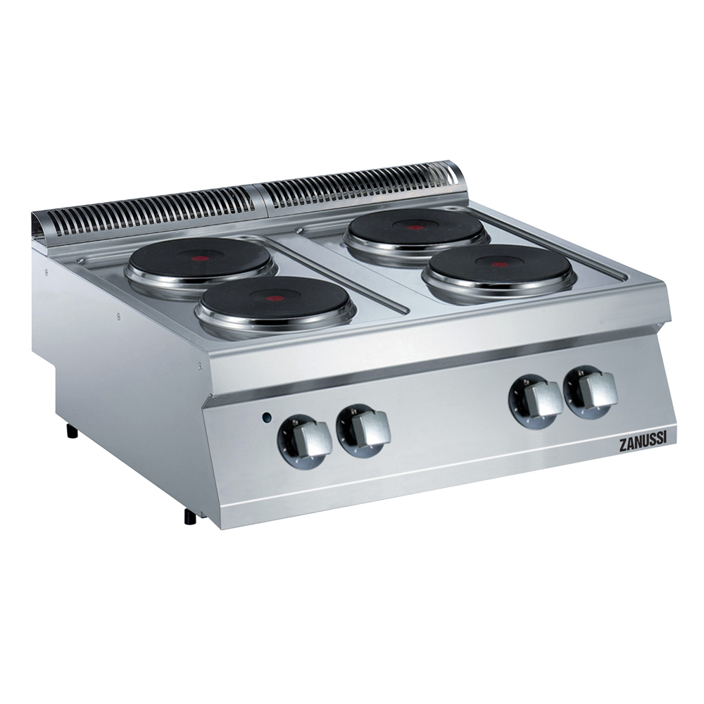Zanussi 372015 EVO700 Electric 800mm 4 Hot Plate Boiling Top