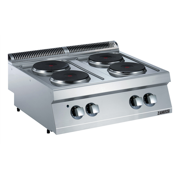 Zanussi 372015 EVO700 Electric 800mm 4 Hot Plate Boiling Top