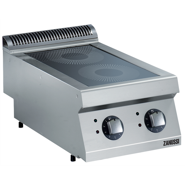Zanussi 372020 EVO700 Electric Induction 400mm 2 Zone Boiling Top