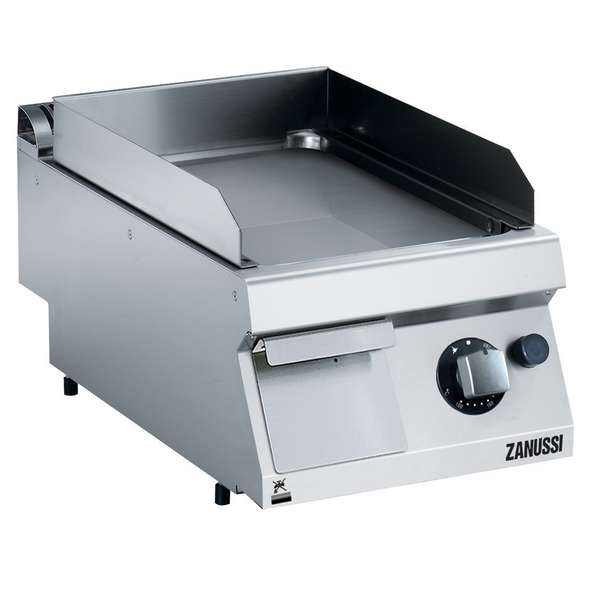 Zanussi 372037 EVO700 Gas 400mm Smooth Polished Chrome Plate Fry Top