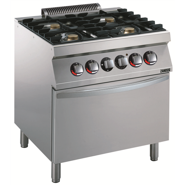 Zanussi 372148 EVO700 Gas 800mm 4 Open Burners with Gas Static Oven