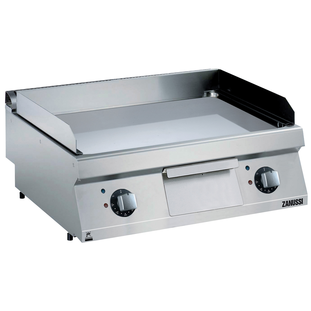 Zanussi 372194 EVO700 Electric 800mm Smooth Polished Chrome Plate Fry Top