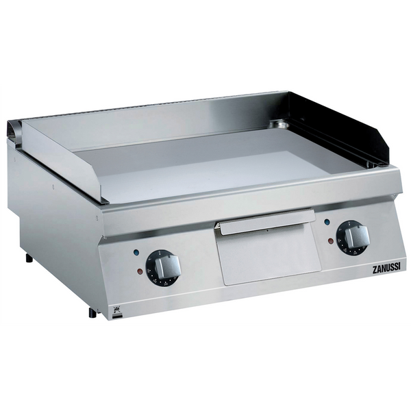 Zanussi 372194 EVO700 Electric 800mm Smooth Polished Chrome Plate Fry Top