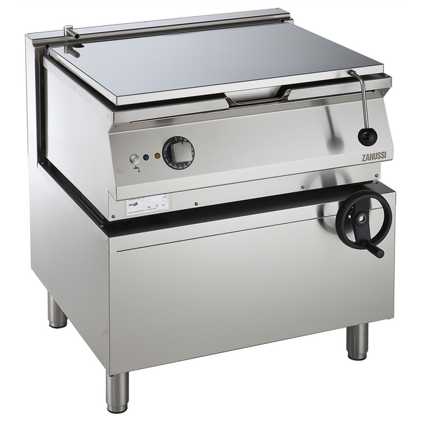Zanussi 372356 EVO700 Electric 800mm 60L Manual Tilting Bratt Pan with & Duomat Bottom