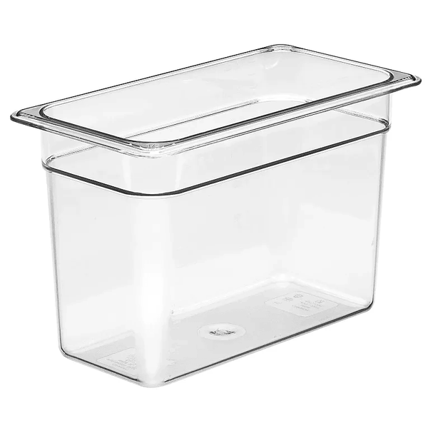 Cambro 38CW135 I Camwear GN 1/3 Food pan 200 mm Deep I 6.9L I Clear I Case of 6